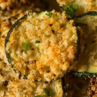 Baked Zucchini Chips With Parmesan Cheese