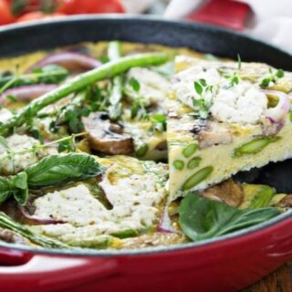 Mushroom Asparagus Frittata Recipe