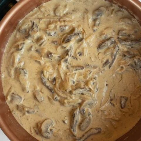 Keto Beef stroganoff