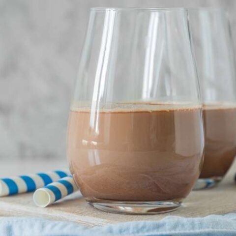 Keto chocolate protein shake