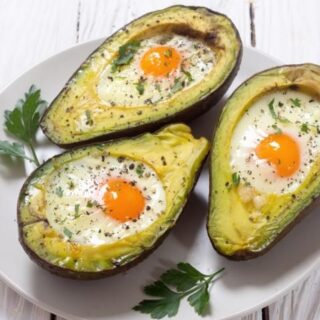 Avocado Egg Bake