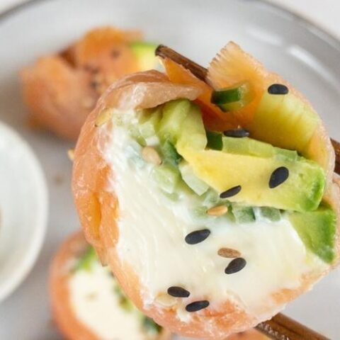 Low-carb sushi rolls (keto)