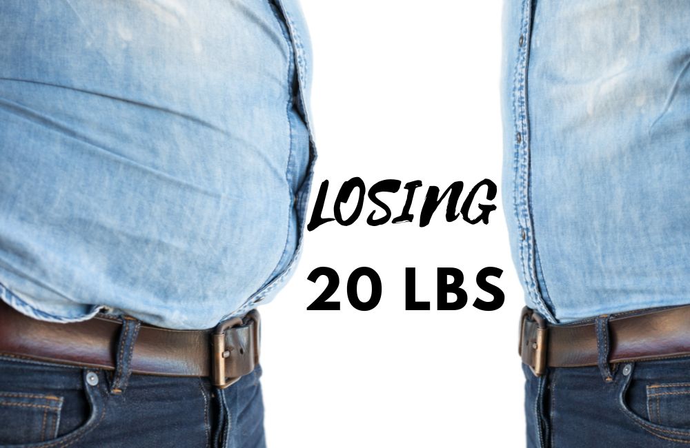 losing 20 pounds in a month
