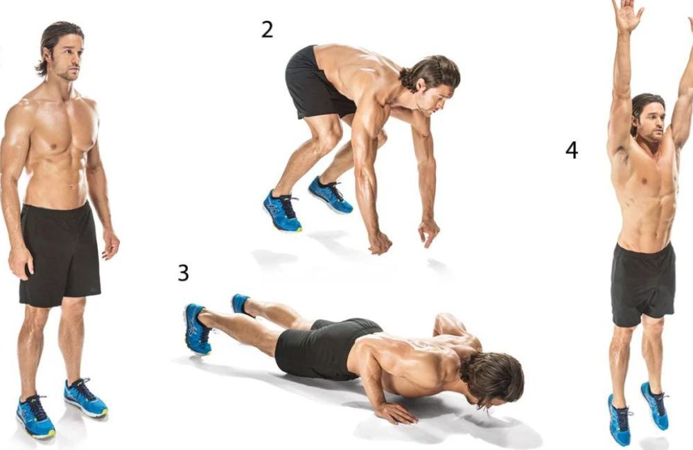 How to do a burpee - exercises to lose belly fat after 50
