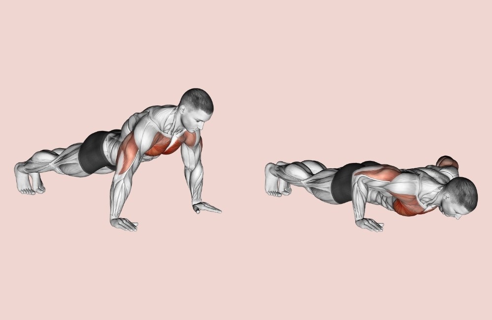 Push-ups exercise