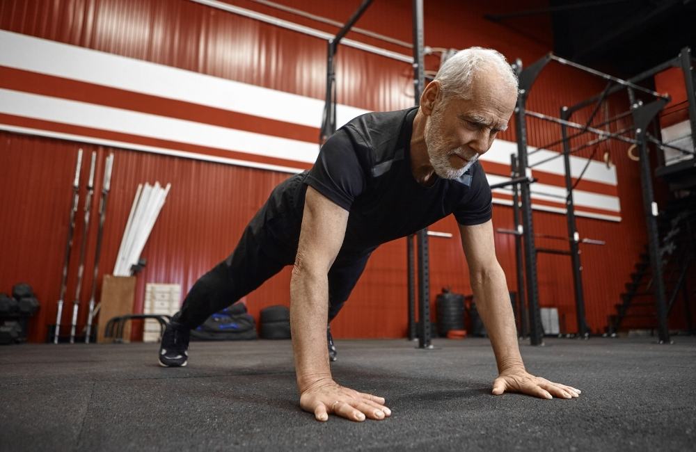 5 Core Exercises for Men Over 60 : Senior Fitness 