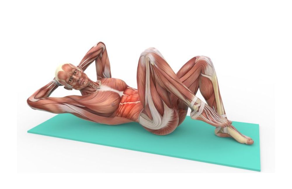 Bicycle Crunches - Core strengthening exercises