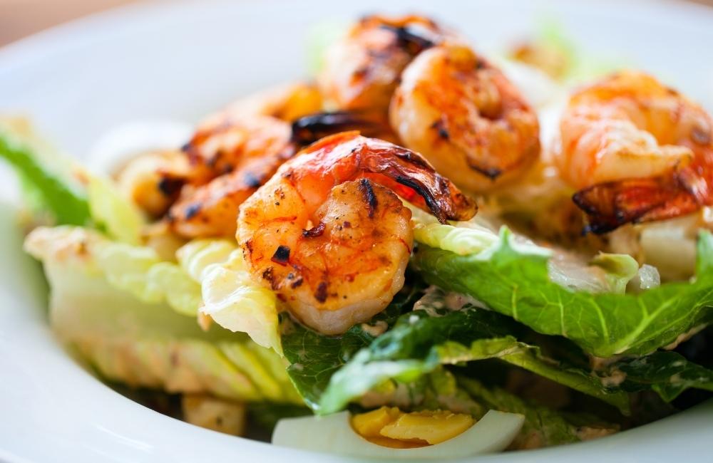 Charred Shrimp and Avocado Salad