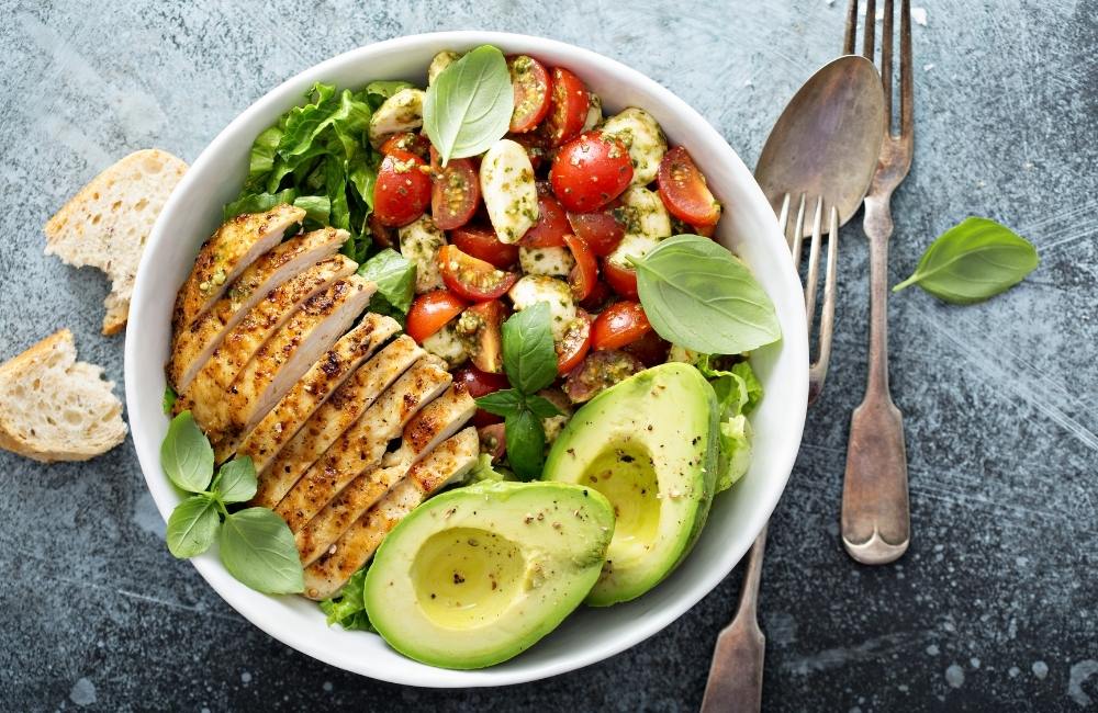 Grilled Chicken Avocado Salad