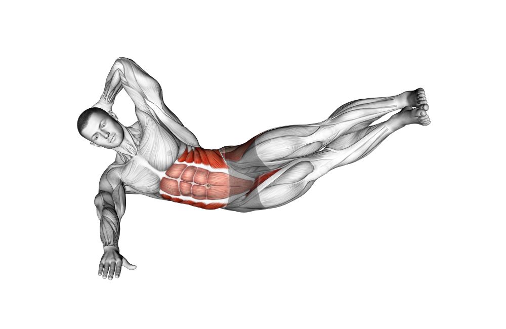 Side Crunches With Leg Lift