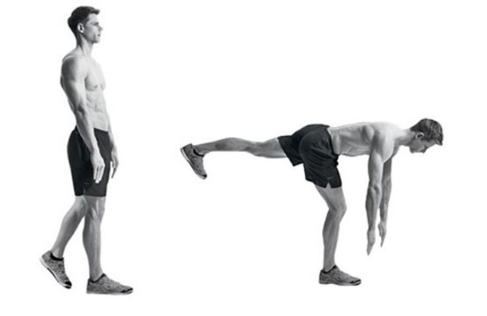 Leg discount reach exercise