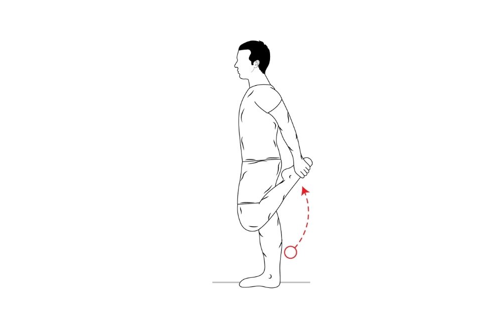 Stretches: Standing Quadriceps Stretch