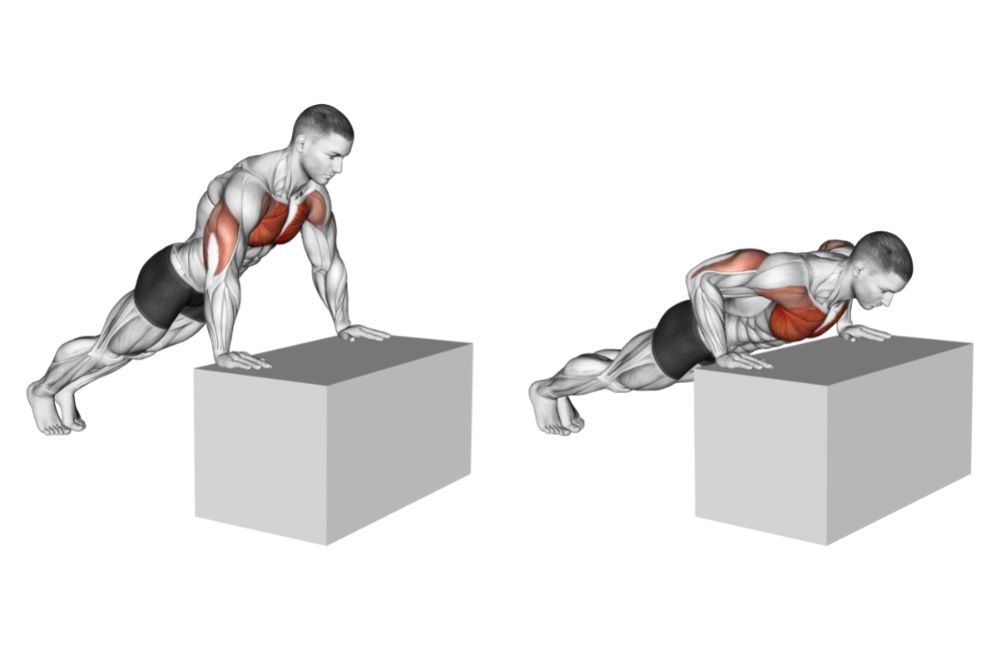 Pushups on Elevated Surface