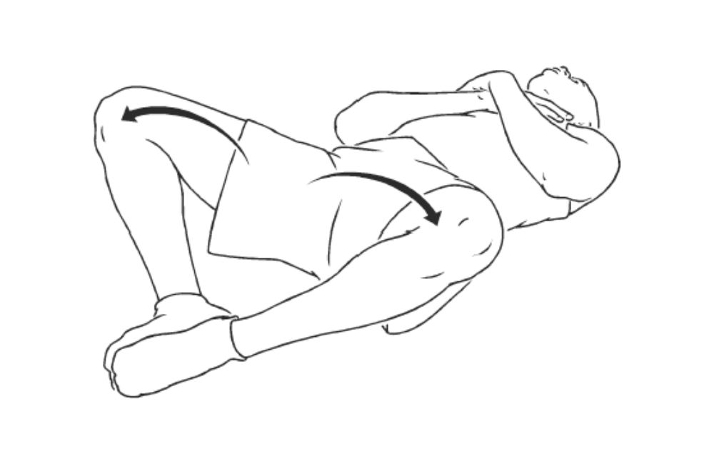 Reclined Butterfly exercise
