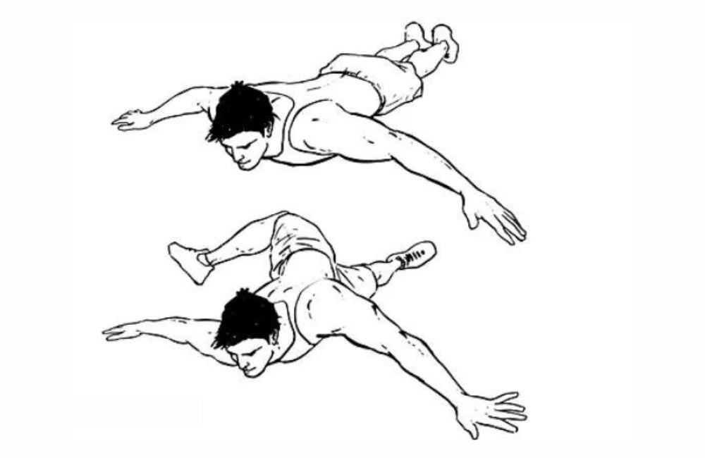 Prone Scorpion Stretch