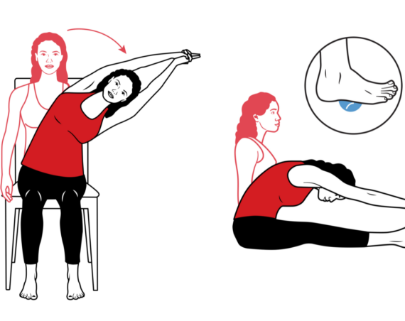 Full-body stretch routine
