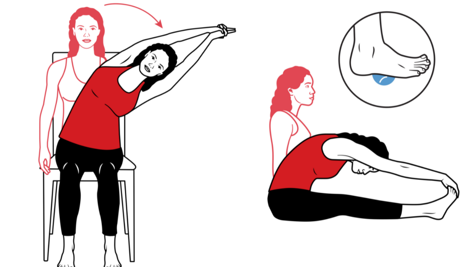 Full-body stretch routine
