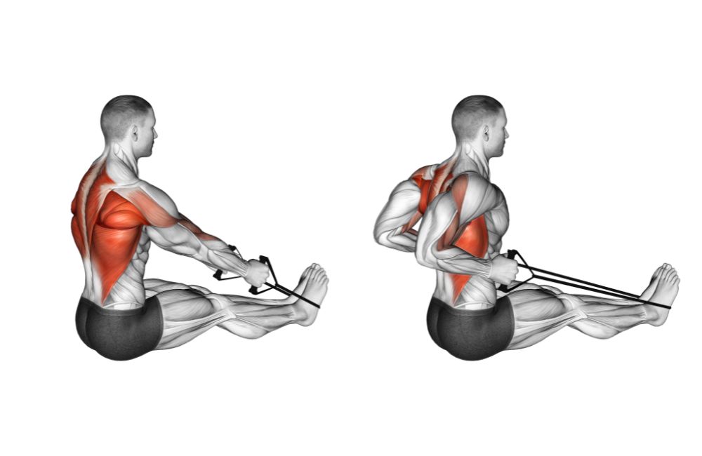 Resistance Band Seated Row
