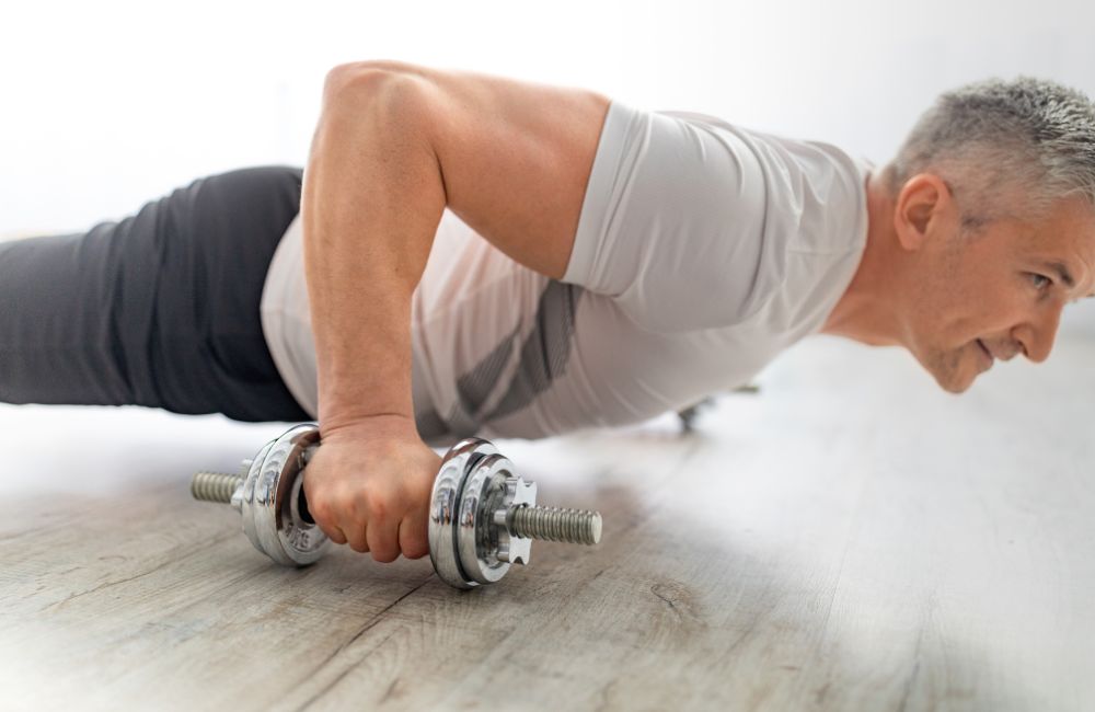 Over 50? Do This 5-Move Dumbbell Workout to Bulletproof Your Body