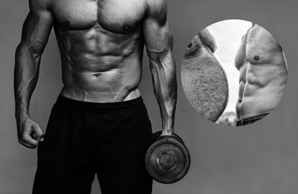 Four move dumbbell workout routine to build muscle all over and lose belly fat