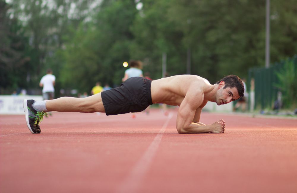 Plank ab exercise