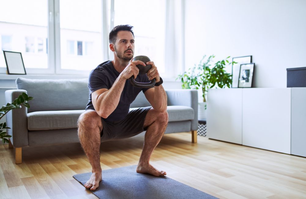 Kettlebell Sumo Squat - Engaging Core and Legs