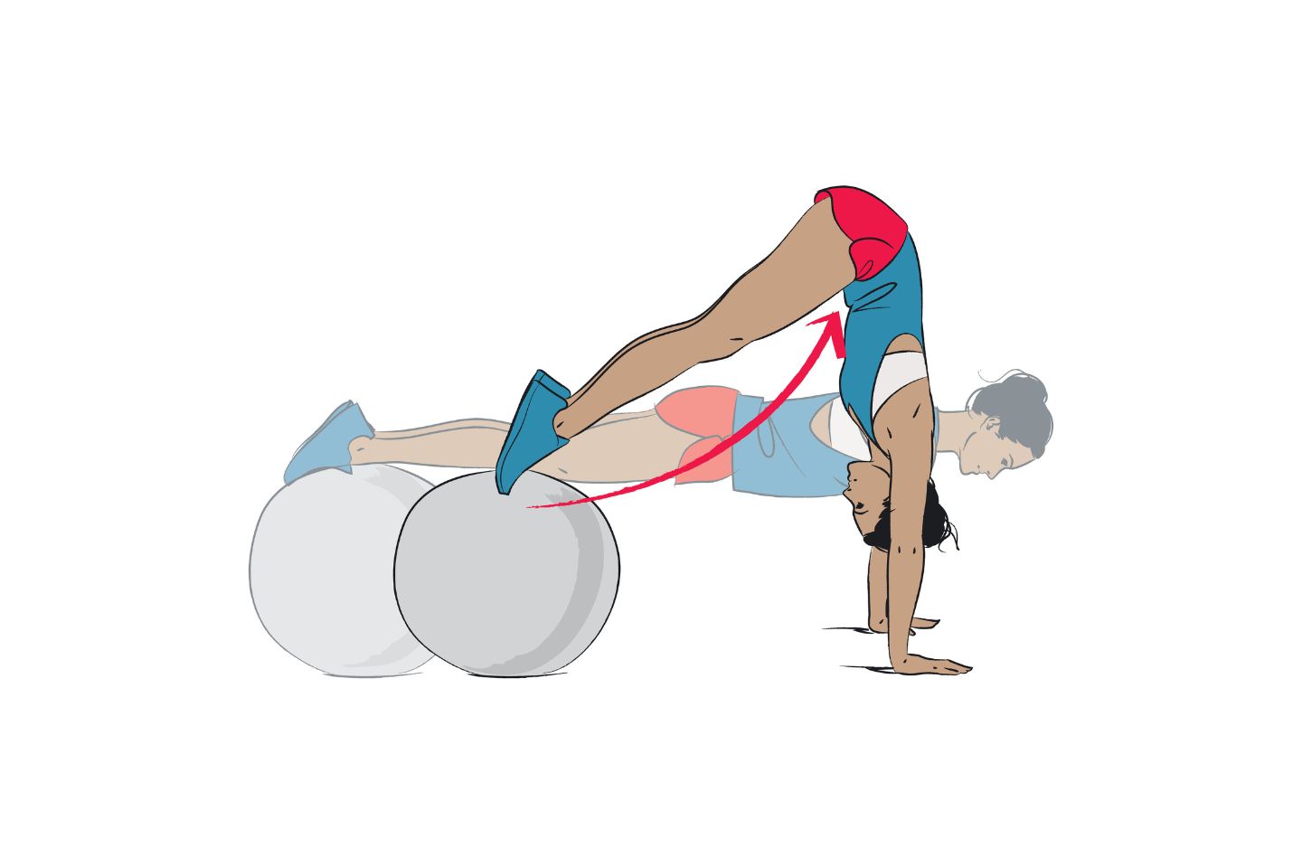 ball workout for deep core muscles