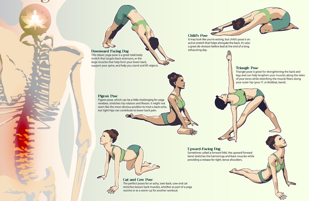 6 Yoga Poses to Ease Your Lower Back Pain