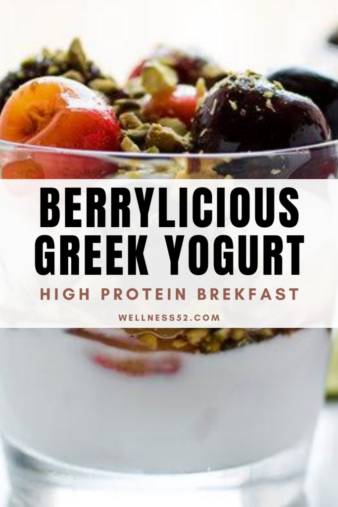 Greek yogurt: A high protein breakfast