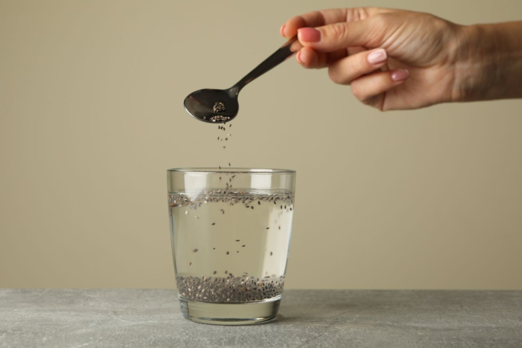 Chia seed water