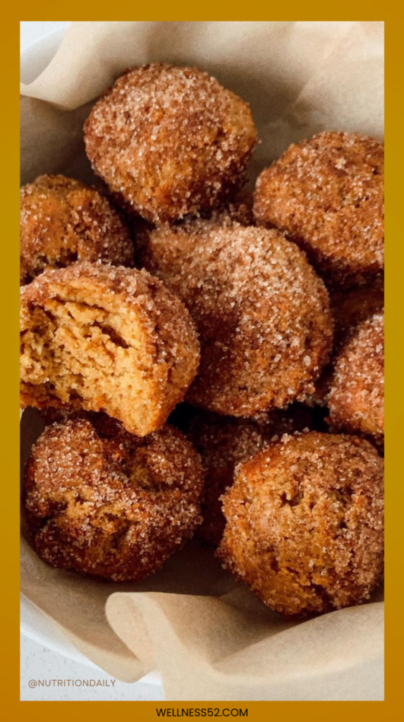 Pumpkin Spice Donut Holes