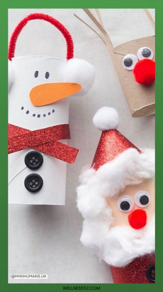 Toilet Paper Roll Santa