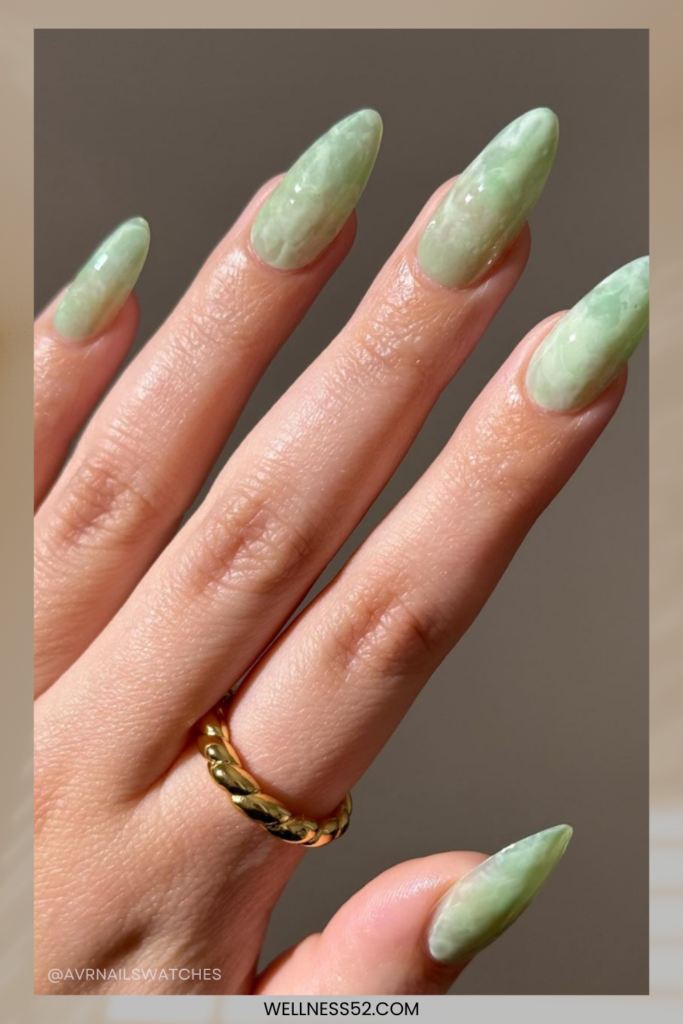 Matcha Latte Nails: A Sweet Green Surprise