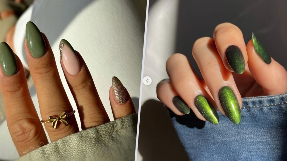 Fall green nail colors