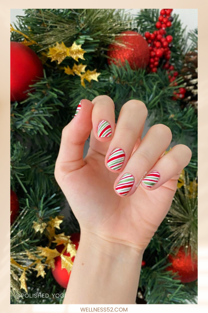 Candy Cane Nails