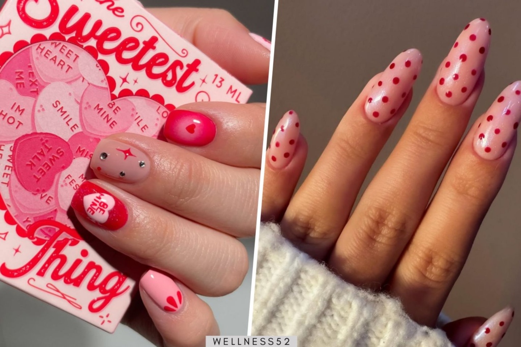 Simple Valentine’s Nails